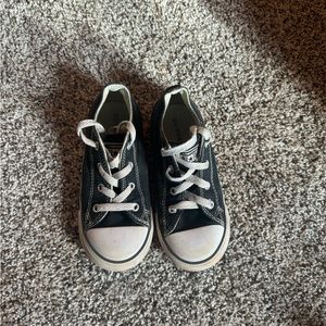 Black converse, toddler size 10